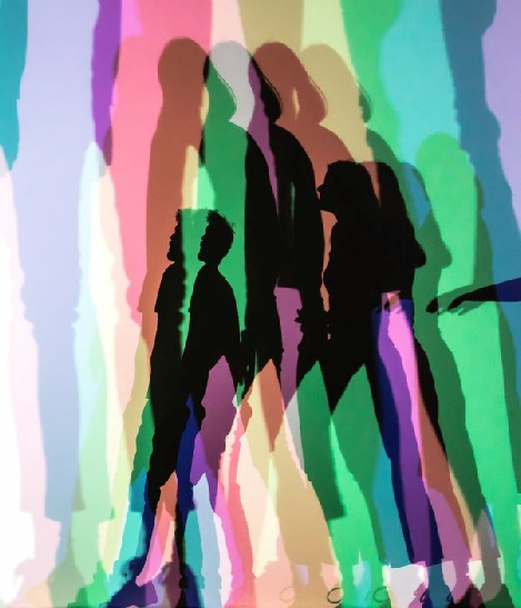 Olafur Eliasson, Your uncertain shadow (colour),  2010. Thyssen-Bornemisza Art Contemporary Collection, Vienna. Photo: María del Pilar García Ayensa / Studio Olafur Eliasson © 2010 Olafur Eliasson