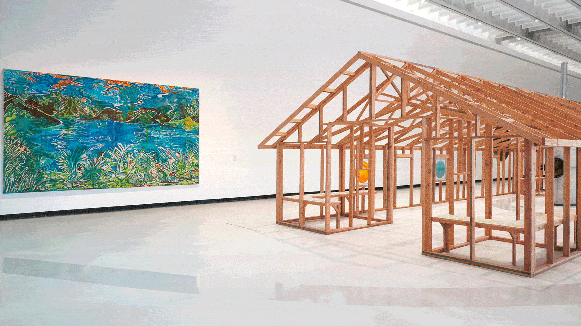 View of Something in the Water, MAXXI—National Museum of 21st Century Arts, Rome, 2025. Photo: Luis do Rosario. Courtesy of Fondazione MAXXI.